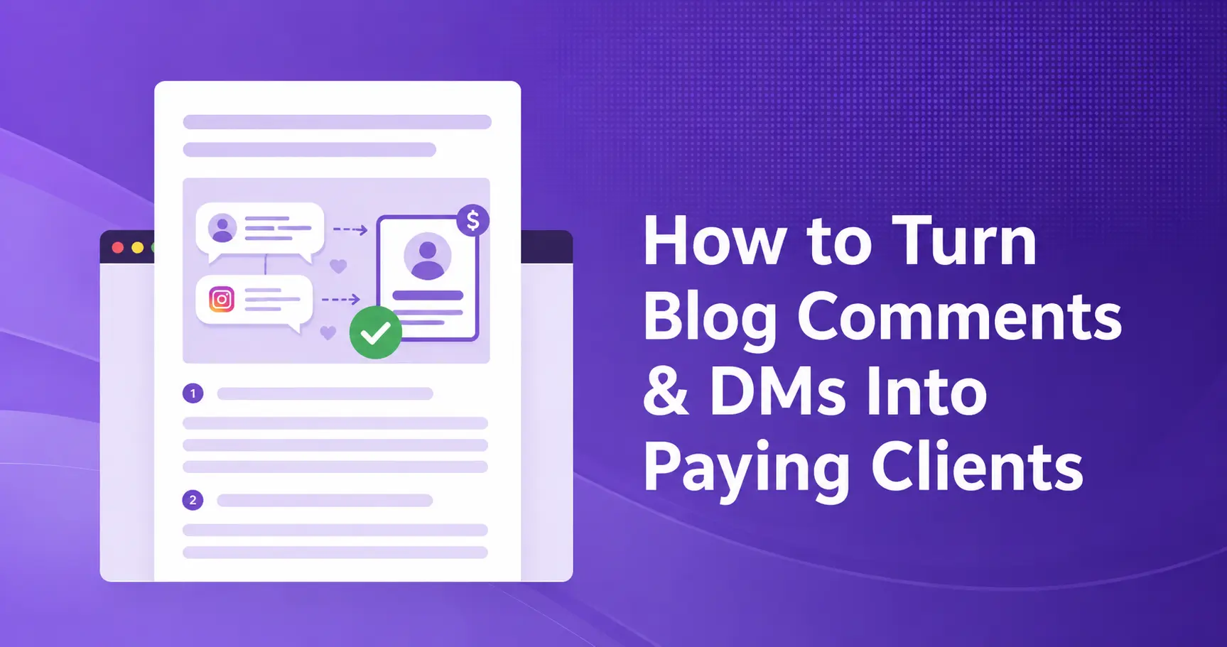 Turn Blog Comments Into Paying Clients